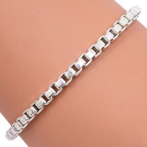 TIFFANY&Co. Venetian Bracelet Silver925 15.9g Women